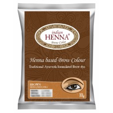 Indian Henna Brow Brown uzacu krāsa brūna, 10g
